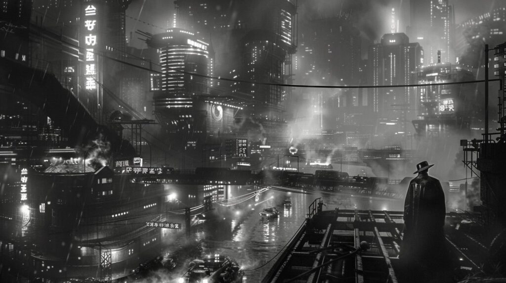 writing cyberpunk noir